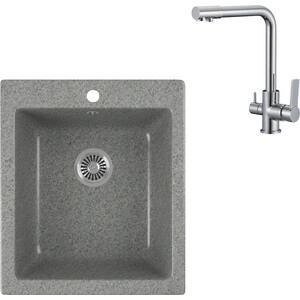 Кухонная мойка и смеситель GreenStone GRS-17-309 РМС SL130-015F с сифоном, темно-серая, GRS-17-309 РМС SL130-015F с сифоном, темно-серая
Кухонная мойка и смеситель GreenStone GRS-17-309 РМС SL130-015F с сифоном, темно-серая, GRS-17-309 РМС SL130-015F с сифоном, темно-серая