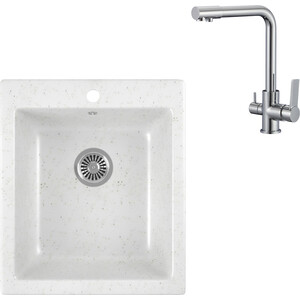 Кухонная мойка и смеситель GreenStone GRS-17-331 РМС SL130-015F с сифоном, белая, GRS-17-331 РМС SL130-015F с сифоном, белая
Кухонная мойка и смеситель GreenStone GRS-17-331 РМС SL130-015F с сифоном, белая, GRS-17-331 РМС SL130-015F с сифоном, белая