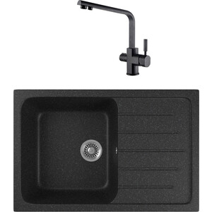 Кухонная мойка и смеситель GreenStone GRS-76-308 Kaiser Decor 40144-2 с сифоном, черная, GRS-76-308 Kaiser Decor 40144-2 с сифоном, черная
Кухонная мойка и смеситель GreenStone GRS-76-308 Kaiser Decor 40144-2 с сифоном, черная, GRS-76-308 Kaiser Decor 40144-2 с сифоном, черная