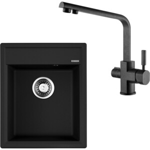 Кухонная мойка и смеситель Omoikiri Daisen 42 BL, Kaiser Decor, черная (4993606, 40144-2), Daisen 42 BL, Kaiser Decor, черная (4993606, 40144-2)
Кухонная мойка и смеситель Omoikiri Daisen 42 BL, Kaiser Decor, черная (4993606, 40144-2), Daisen 42 BL, Kaiser Decor, черная (4993606, 40144-2)