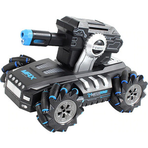 фото Радиоуправляемый робот cs toys дрифт танк-робот (пульт + часы, стреляет гелевыми пулями) - qr2076-blue