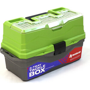 фото Ящик для снастей nisus tackle box трехполочный зеленый