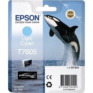 Картридж Epson SureColor SC-P600 Light Cya (C13T76054010), SureColor SC-P600 Light Cya (C13T76054010)
Картридж Epson SureColor SC-P600 Light Cya (C13T76054010), SureColor SC-P600 Light Cya (C13T76054010)