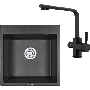 Кухонная мойка и смеситель Granula GR-5102, Kaiser Decor 40144-9 черный, GR-5102, Kaiser Decor 40144-9 черный
Кухонная мойка и смеситель Granula GR-5102, Kaiser Decor 40144-9 черный, GR-5102, Kaiser Decor 40144-9 черный