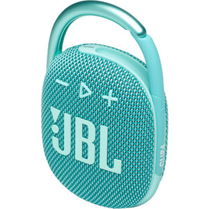 Портативная колонка JBL CLIP 4 (JBLCLIP4TEAL) (моно, 5Вт, Bluetooth, 10 ч) бирюзовый