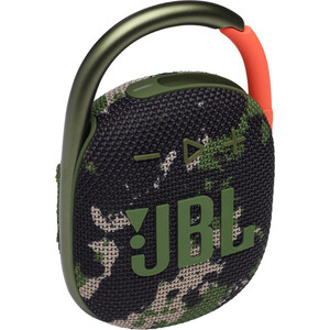 Портативная колонка JBL CLIP 4 (JBLCLIP4SQUAD) (моно, 5Вт, Bluetooth, 10 ч) зеленый