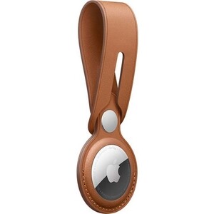 фото Брелок-подвеска apple airtag leather loop - saddle brown (mx4a2zm/a)