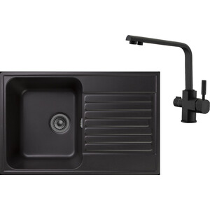 Кухонная мойка и смеситель GranFest Quarz GF-Z78, Kaiser Decor 40144-9 с сифоном, черная, Quarz GF-Z78, Kaiser Decor 40144-9 с сифоном, черная
Кухонная мойка и смеситель GranFest Quarz GF-Z78, Kaiser Decor 40144-9 с сифоном, черная, Quarz GF-Z78, Kaiser Decor 40144-9 с сифоном, черная
