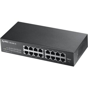 Коммутатор ZyXEL GS1100-16 Switch, 16xGE, rack 19 ", silent (GS1100-16-EU0103F)