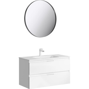Мебель для ванной Aqwella Accent 100 2 ящика, белый