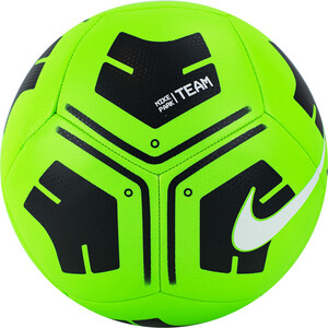 фото Мяч футбольный nike park ball, cu8033-310, р.4, 12 панелей, тпу, маш. сш, зелено-черный