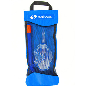 фото Набор для плавания salvas easy set, ea505c1tbstb, р. junior, синий в сетчатой сумке