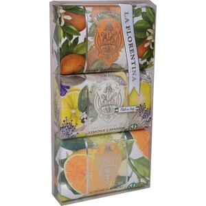 Мыло La Florentina Lemon&Lavender, Mediterranean Orange, Citrus/ Лимон и Лаванда, Средиземноморский апельсин, Цитрус в наборе 3*115 г, Lemon&Lavender, Mediterranean Orange, Citrus/ Лимон и Лаванда, Средиземноморский апельсин, Цитрус в наборе 3*115 г
Мыло La Florentina Lemon&Lavender, Mediterranean Orange, Citrus/ Лимон и Лаванда, Средиземноморский апельсин, Цитрус в наборе 3*115 г, Lemon&Lavender, Mediterranean Orange, Citrus/ Лимон и Лаванда, Средиземноморский апельсин, Цитрус в наборе 3*115 г
