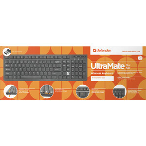 Клавиатура Defender UltraMate SM-535 RU, черный, мультимедиа (45535)