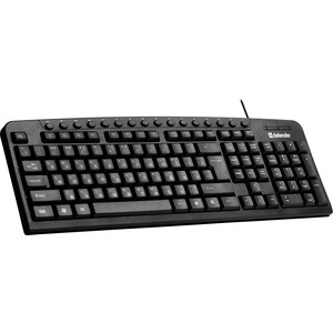 Клавиатура Defender Focus HB-470 RU, черный, мультимедиа (45470)