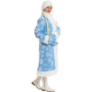 фото Bigarden костюм снегурочки ''меховой узор'' размер 42-46