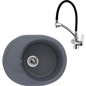 Кухонная мойка и смеситель Ulgran U-403-343 антрацит, Lemark Comfort LM3070C, U-403-343 антрацит, Lemark Comfort LM3070C
Кухонная мойка и смеситель Ulgran U-403-343 антрацит, Lemark Comfort LM3070C, U-403-343 антрацит, Lemark Comfort LM3070C