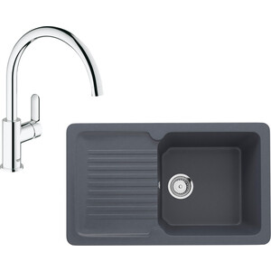 Кухонная мойка и смеситель Ulgran U-506-343 антрацит, Grohe BauEdge 31367000, U-506-343 антрацит, Grohe BauEdge 31367000
Кухонная мойка и смеситель Ulgran U-506-343 антрацит, Grohe BauEdge 31367000, U-506-343 антрацит, Grohe BauEdge 31367000