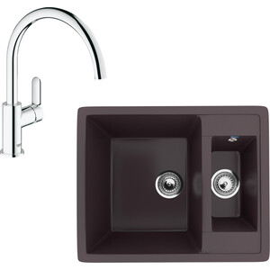 Кухонная мойка и смеситель Ulgran U-106-345 шоколад, Grohe BauEdge 31367000, U-106-345 шоколад, Grohe BauEdge 31367000
Кухонная мойка и смеситель Ulgran U-106-345 шоколад, Grohe BauEdge 31367000, U-106-345 шоколад, Grohe BauEdge 31367000