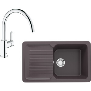 Кухонная мойка и смеситель Ulgran U-506-345 шоколад, Grohe BauEdge 31367000, U-506-345 шоколад, Grohe BauEdge 31367000
Кухонная мойка и смеситель Ulgran U-506-345 шоколад, Grohe BauEdge 31367000, U-506-345 шоколад, Grohe BauEdge 31367000