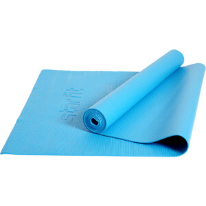 фото Коврик для йоги и фитнеса starfit core fm-104 pvc, 0,4 см, 183x61 см, синий