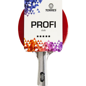 фото Ракетка для настольного тенниса torres profi 5*, арт. tt21009, для спортсменов, накладка 2,0 мм, конич. ручка