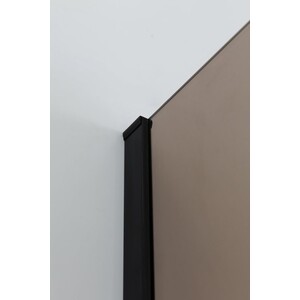Душевая дверь Cezares Slider B-1 100-90х195 тонированная, черная (SLIDER-B-1-90/100-BR-NERO)