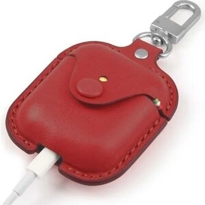 фото Сумка для наушников cozistyle leather case for airpods - red