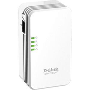 Повторитель беспроводного сигнала D-Link (DHP-W310AV) 10/100BASE-TX/Wi-Fi