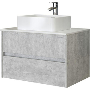 Мебель для ванной Grossman Эдванс 80х50 GR-3016, цемент светлый