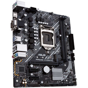 фото Материнская плата asus prime h410m-d soc-1200 intel h410 2xddr4 matx ac`97 8ch(7.1) gblan+vga+hdmi
