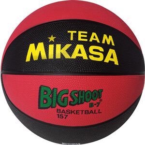фото Мяч баскетбольный mikasa 157-br р.7 красно-черный