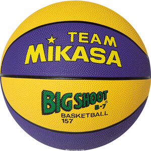 фото Мяч баскетбольный mikasa 157-py р.7 желто-фиолетовый