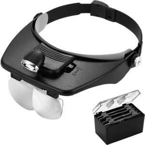 Лупа Kromatech налобная 1,2/1,8/2,5/3,5x, с подсветкой (2 LED) MG81001-A, налобная 1,2/1,8/2,5/3,5x, с подсветкой (2 LED) MG81001-A
Лупа Kromatech налобная 1,2/1,8/2,5/3,5x, с подсветкой (2 LED) MG81001-A, налобная 1,2/1,8/2,5/3,5x, с подсветкой (2 LED) MG81001-A