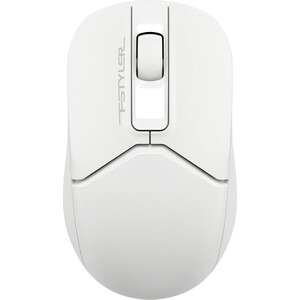 Мышь A4Tech Fstyler оптическая (1200 dpi) беспроводная USB (3 but), белый