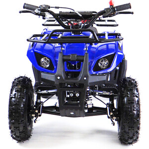 Бензиновый квадроцикл MOTAX Х-16 механический стартер большие колеса синий