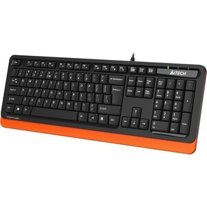 Клавиатура A4Tech Fstyler FKS10 черный/оранжевый USB (FKS10 ORANGE)