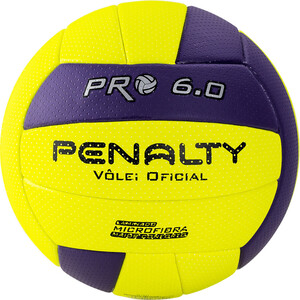 фото Мяч волейбольный penalty bola voleii 6.0 pro, 5416042420-u, р. 5, желто-фиолетовый
