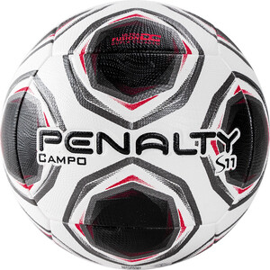 фото Мяч футбольный penalty bola campo s11 r2 xxi, 5213071080-u, р. 5, бело-черно-красный