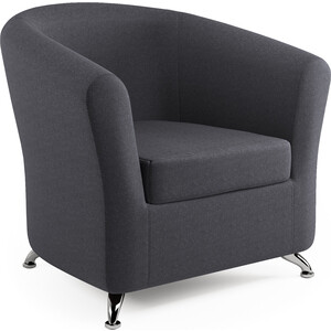 фото Шарм-дизайн кресло евро серая рогожка