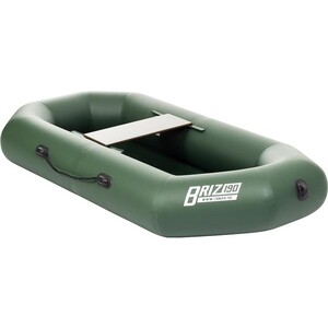 фото Лодка надувная тонар бриз 190 гребки + жесткое сиденье зеленый