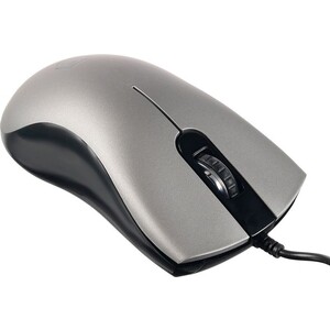 Мышь Oklick 375M серый/черный оптическая (1000dpi) USB (3but) (1012669)