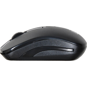 Мышь Oklick 445MW черный оптическая (1000dpi) беспроводная USB для ноутбука (3but) (945817)