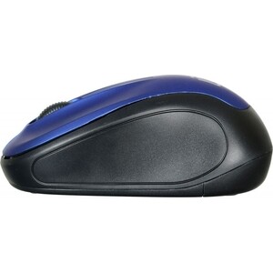 Мышь Oklick 665MW черный/синий оптическая (1000dpi) беспроводная USB для ноутбука (4but) (1025132)