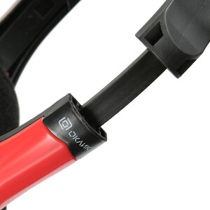 Наушники с микрофоном Oklick HS-M150 черный/красный
