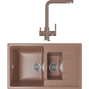 Кухонная мойка и смеситель Mixline ML-GM22 терракотовая 307, ML-GM22 терракотовая 307
Кухонная мойка и смеситель Mixline ML-GM22 терракотовая 307, ML-GM22 терракотовая 307