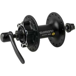 фото Втулка передняя shimano m475, 36 отв, 6-болт, qr, черный