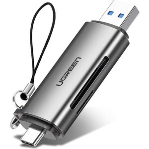 Кардридер UGREEN USB-C + USB-A 3.0 для карт памяти TF/SD (50706), USB-C + USB-A 3.0 для карт памяти TF/SD (50706)
Кардридер UGREEN USB-C + USB-A 3.0 для карт памяти TF/SD (50706), USB-C + USB-A 3.0 для карт памяти TF/SD (50706)