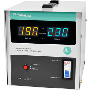 Стабилизатор Defender Voltage stabilizer ASF 5000D floor standing 3000W metal case, terminal (99039), Voltage stabilizer ASF 5000D floor standing 3000W metal case, terminal (99039)
Стабилизатор Defender Voltage stabilizer ASF 5000D floor standing 3000W metal case, terminal (99039), Voltage stabilizer ASF 5000D floor standing 3000W metal case, terminal (99039)