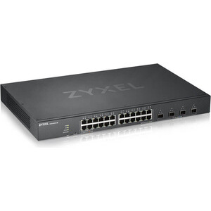 Коммутатор ZyXEL XGS1930-28 Hybrid Smart L2+ switch Nebula Flex, 24xGE, 4xSFP+, silent (fanless), Standalone / cloud man (XGS1930-28-EU0101F)